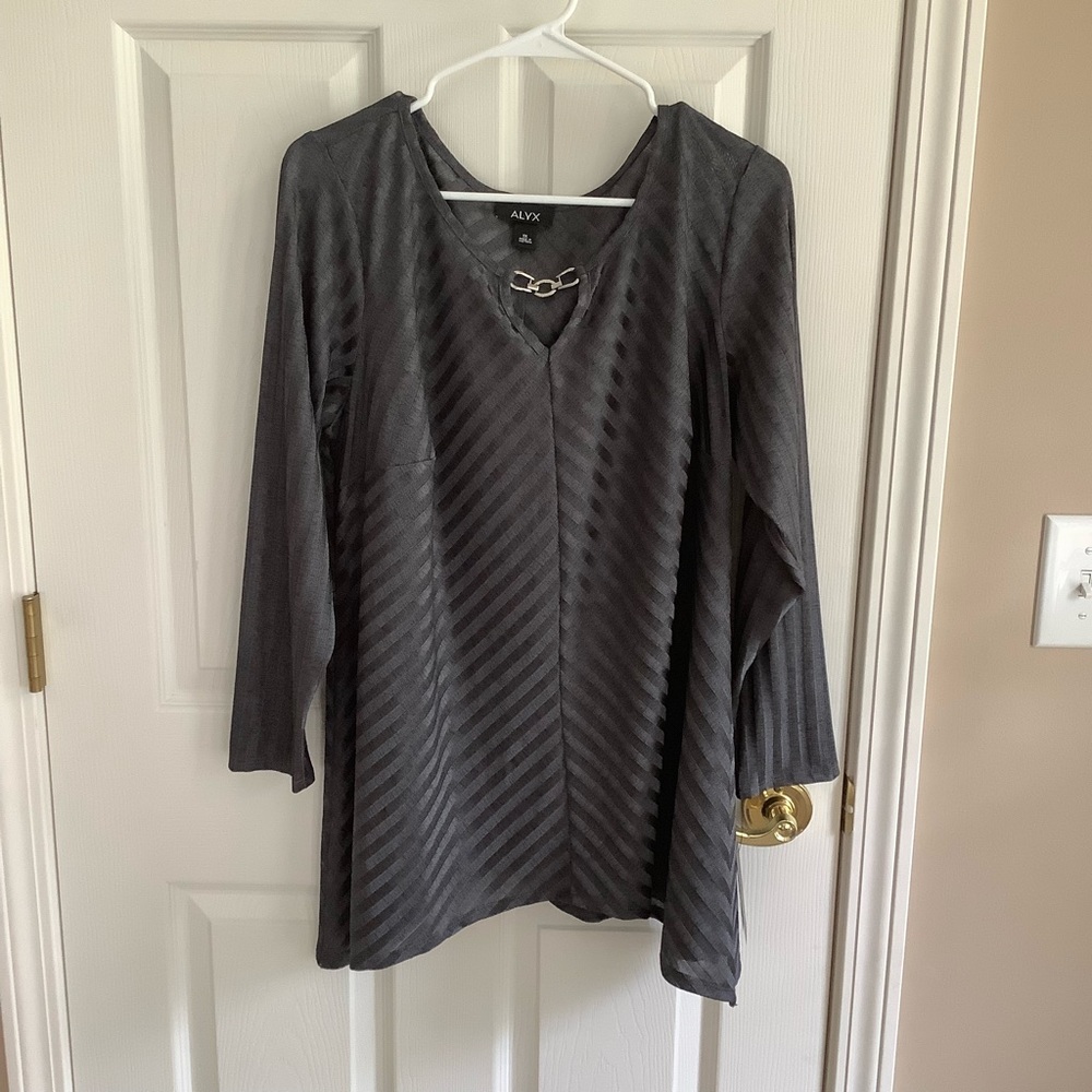 ALYX Gray Women's Top